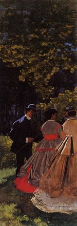 Lunch on the Grass, Left Panel